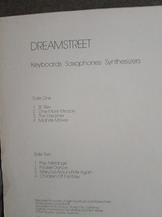 Vinilo DREAMSTREET Jazz 1986