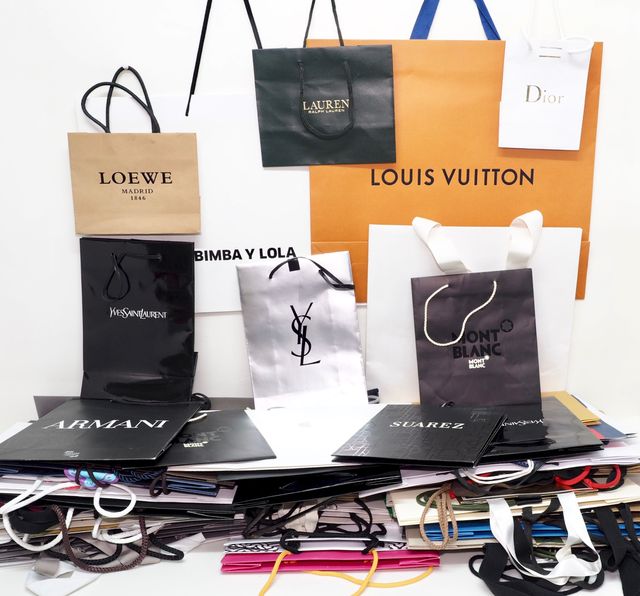 Bolsas Lujo: Armani, YSL, Dior, etc.