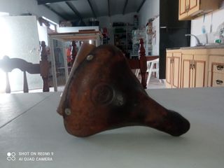 Sillín bici antiguo + portaherramientas