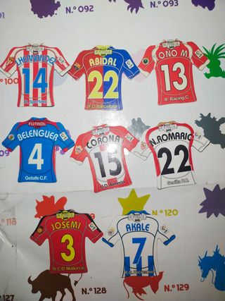 8 Imanes Camisetas Fútbol