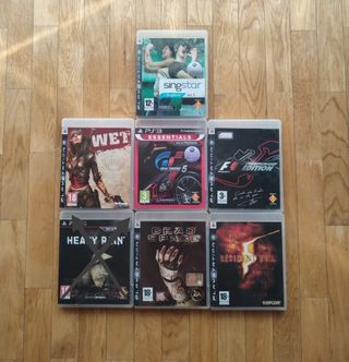 Pack de 6 juegos de consola PS3 (PlayStation 3).
