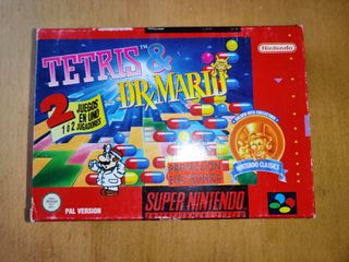 Tetris e il dottor Mario SNES - SNES Super Nintendo