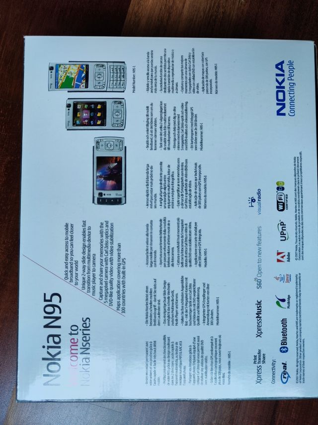 Nokia N95 - Telefono cellulare argentato