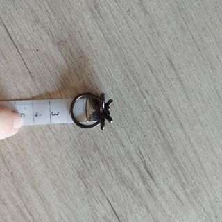 Anillo mariposa negro