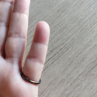 Anillo mariposa negro