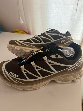 Zapatillas Salomon - Marrón Beige