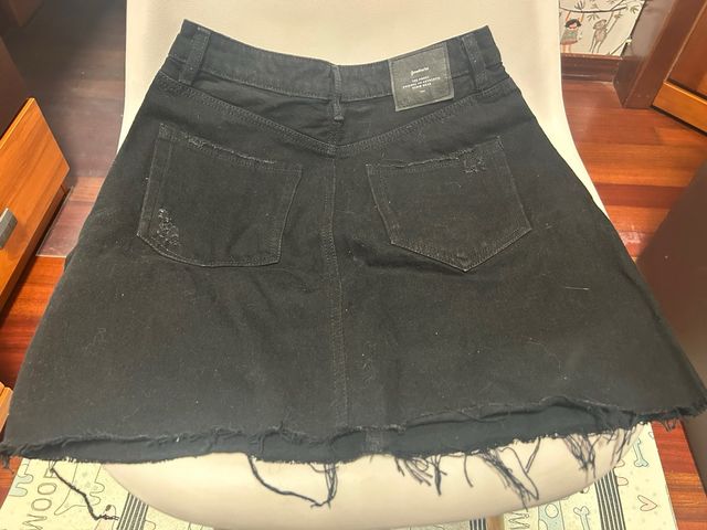 Mini Falda Vaquera Negra