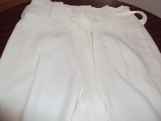 Pantalón blanco Stradivarius - T34