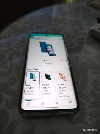 Motorola Edge 40 neo Antispia, schermo curvo
