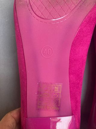 Zapatos FAMA fucsia talla 38