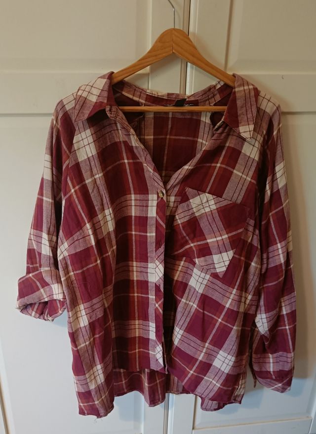 Camisa de cuadros talla 46