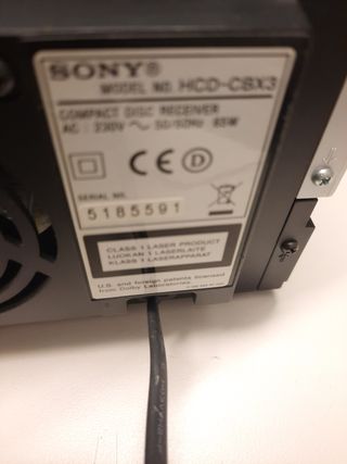 Minicadena Sony CMT-BX3 | Micro Hi-Fi