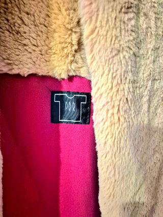 Chaqueta borreguito beige
