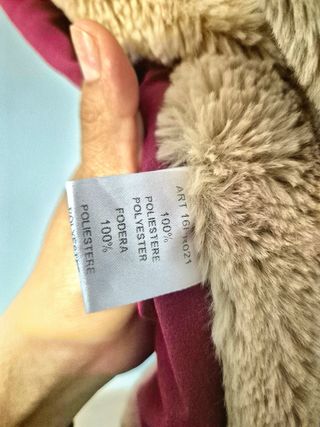Chaqueta borreguito beige