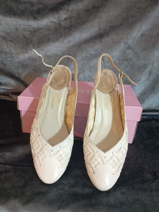 Zapatos Sweet beige mujer
