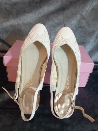 Zapatos Sweet beige mujer