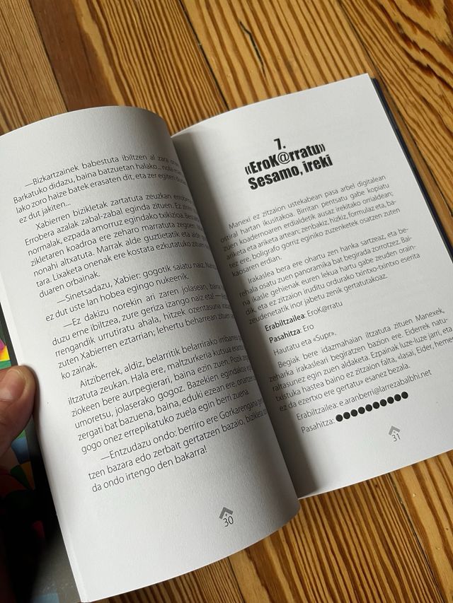 Libro de lectura juvenil ‘Mendekua ordainetan’