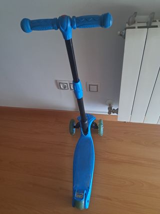 Patinete 3 ruedas niño azul