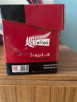 Flashcards inglés irregulares - NUEVAS