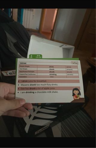 Flashcards inglés irregulares - NUEVAS