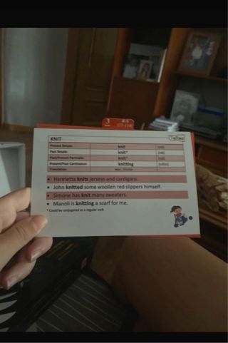 Flashcards inglés irregulares - NUEVAS