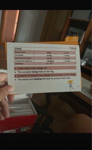 Flashcards inglés irregulares - NUEVAS