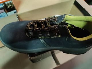 Zapatos de seguridad Andy - Azul/Verde