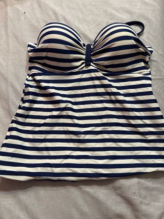 Bañador rayas azul-blanco