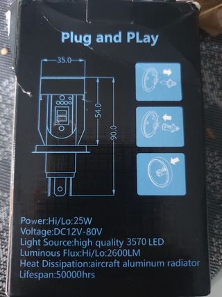 Faros Moto LED Motoled 2600LM
