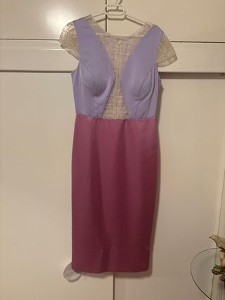 Vestido Silvia Navarro Lila Rosa