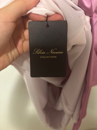 Vestido Silvia Navarro Lila Rosa