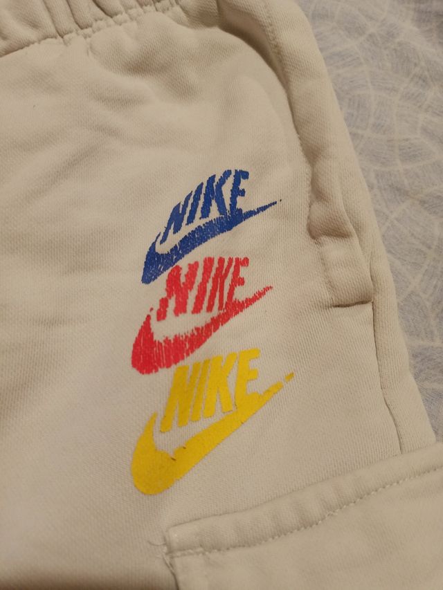 Shorts Nike beige ragazzo