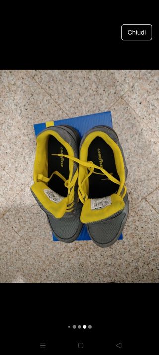 Scarpe antinfortunistiche Goodyear Grigio/Giallo