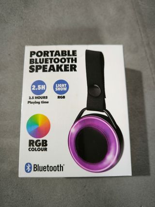 Altavoz Bluetooth Portátil RGB
