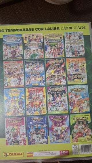 Álbum cromos fútbol