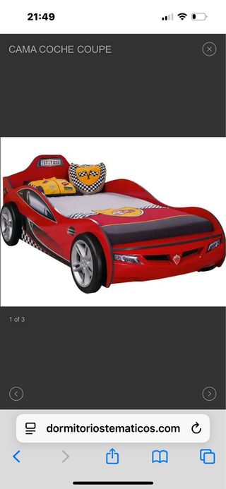Cama Coche Coupe Infantil