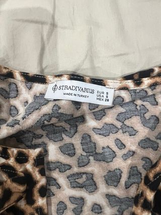 Conjunto Stradivarius leopardo talla S