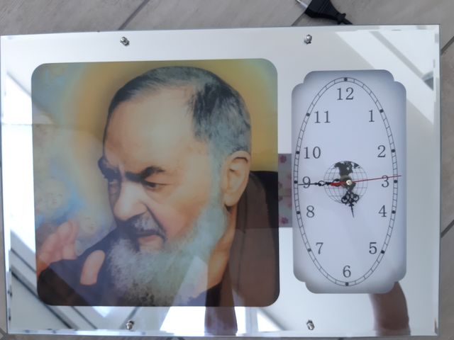 Orologio da parete Padre Pio