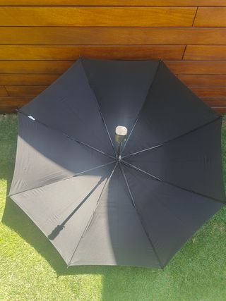 Paraguas negro plegable
