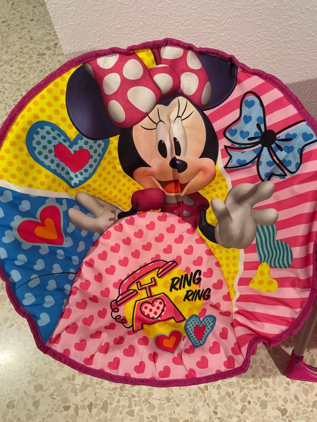 2 Sillas Minnie Mouse Plegables playa camping
