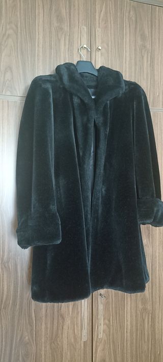 Abrigo de pelo mujer talla 42