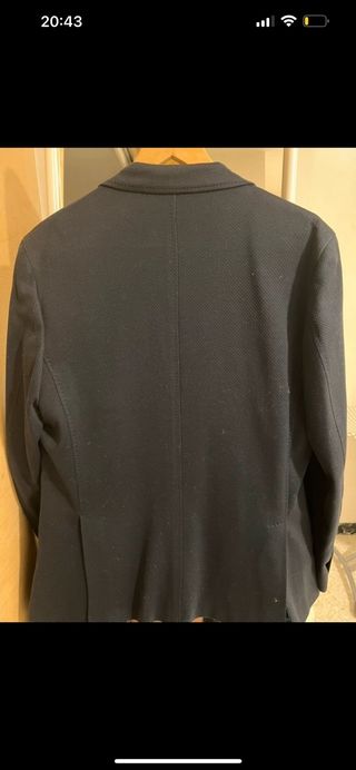 Americana azul marino hombre Massimo Dutti