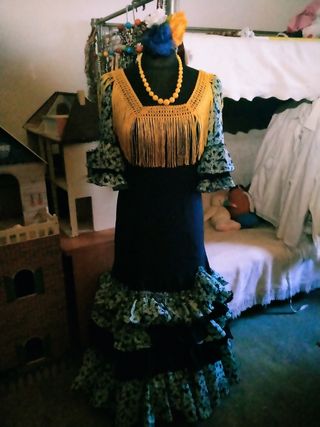 Traje Flamenca gitana sevillana t 44