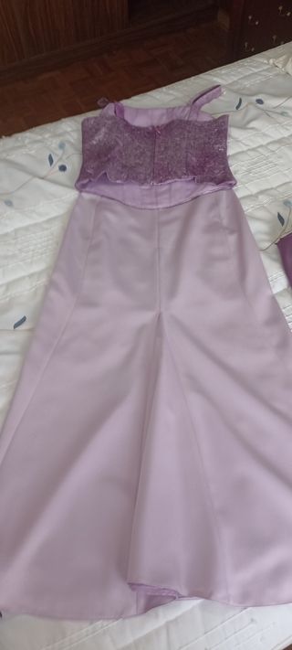 Vestido de fiesta lila talla 44