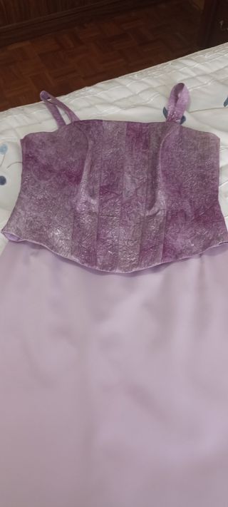 Vestido de fiesta lila talla 44
