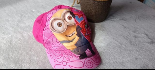 Gorra Minion Niña Rosa