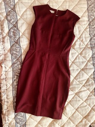 Vestido Pull & Bear rojo espalda abierta M