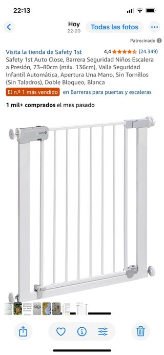 Barandilla Seguridad 1st Metalica usada una seman