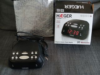Radio despertador Haeger | AM/FM