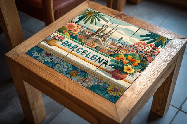 Mural cerámico Barcelona Sagrada Familia